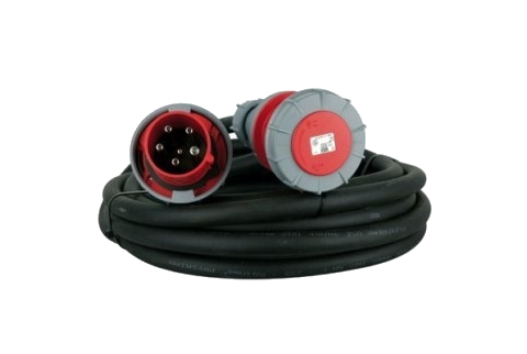 Силовой кабель 380V, CEE 125A/5P, IP67