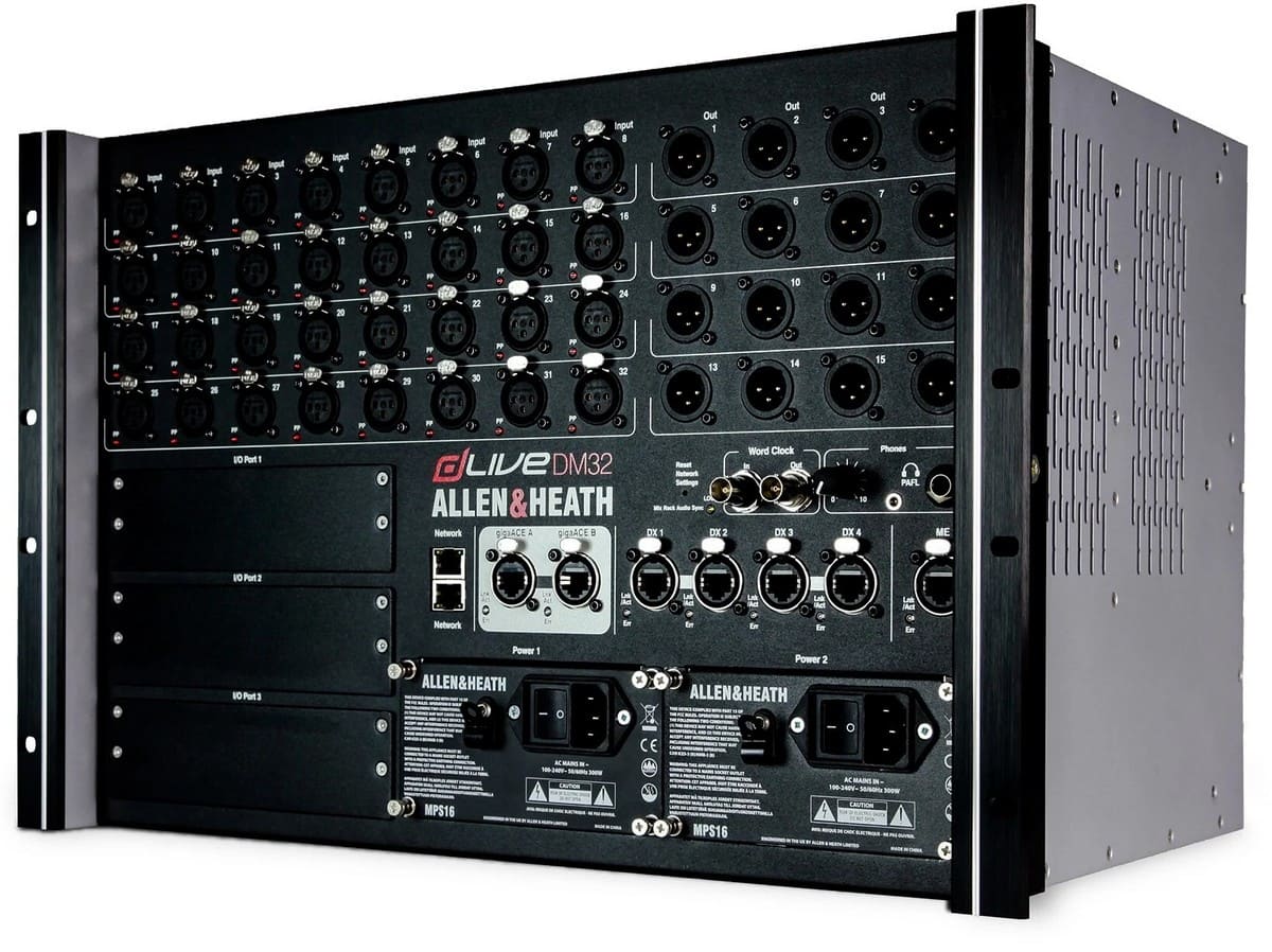Стейджбокс Allen&Heath dLive DM32 MixRack Ultra FX