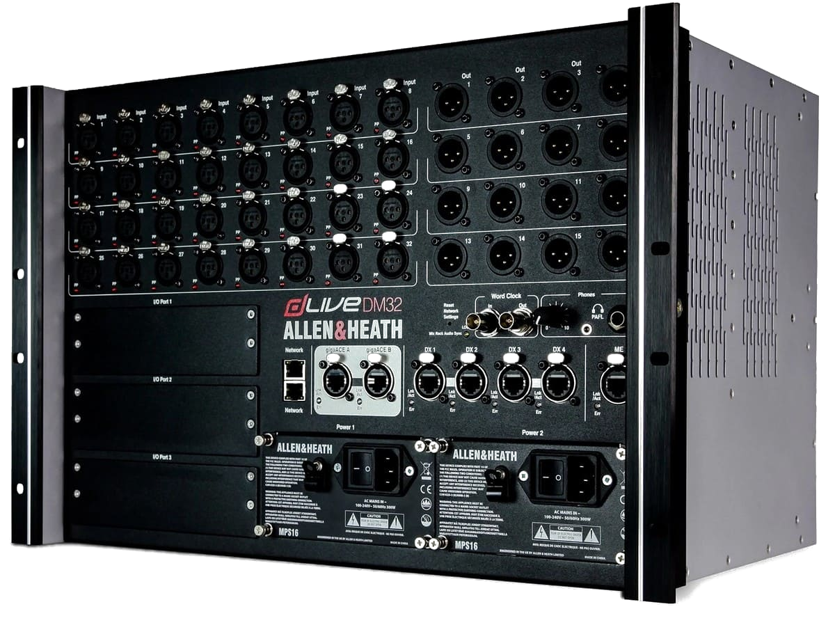 Стейджбокс Allen&Heath dLive DM32 MixRack Ultra FX