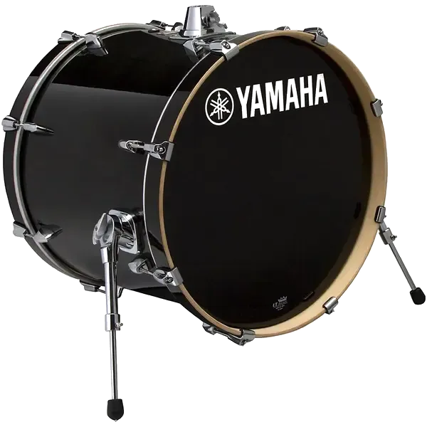 Бас-барабан Yamaha Stage SBB 2017NW Custom Birch Bass Drum 22x17 Raven Black